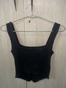 Sleek Black Corset Top