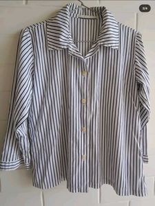 Striped Button-Down Shirt