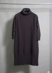 Elegant Turtleneck Sweater Dress