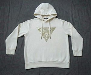 🇰🇷GUESS Logo Hoodie – Off White (Original)