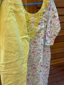 Floral Embroidered Kurta set