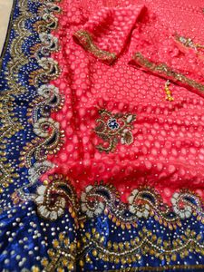 very heavy work Elegant Ethnic Saree with blouse