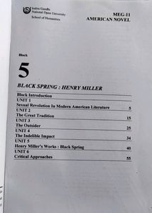 IGNOU AMERICAN NOVEL, MEG 11