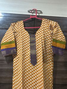 Elegant Mustard Kurta