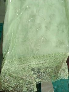 Elegant Mint Green Salwar Kameez Set