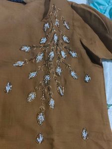 Elegant Embroidered Kurta