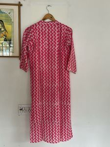 Pink Printed Kurta set