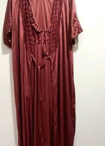 Beautiful Burgundy 2 piece  Nightsuit
