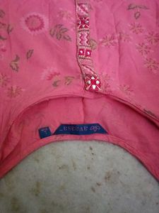 Very Nice Kurthi With Peach Colour