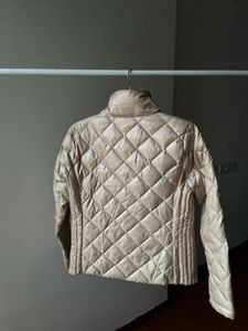CHATELAINE CHAMPAGNE QUILTED PUFFER JACKET