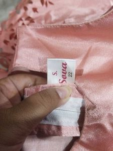 Pink Dress For 3-4 Years Girls