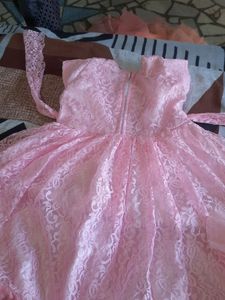 Pink Net Frock