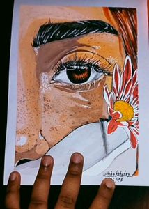 When Eyes Speak Painting