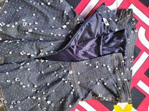 Strapless Mini Denim Dress