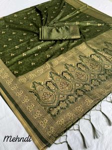 New Women Satin Silk Sarees