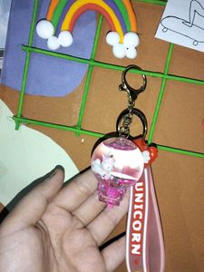 A Unicorn Keychain which Is Brand New. Never Used.
