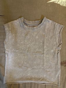 Tie - Dye cropped tee