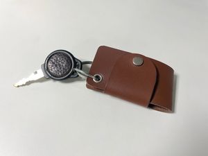 Leather Keychain Card Holders (Set of 3)