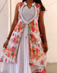 Floral Print Kurta