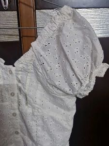 WESTSIDE White Eyelet DRESS 12-13 YRS