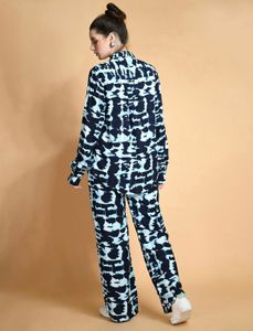 Multicolor Tie Dye Print Co-ord Set