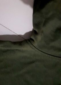 Olive Green Graphic T-Shirt