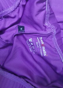 Red Plaid Flannel &amp; Purple Leggings