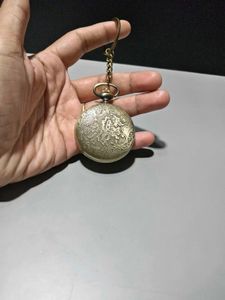 Vintage Rose clock Keychain