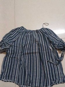 Striped Off-Shoulder Top