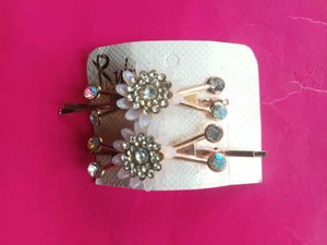 Korean Flower Hair Pins (Set of 2)