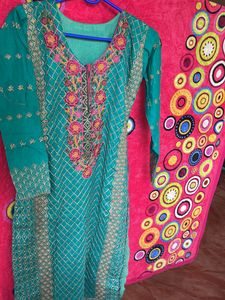 Kurtha (Cotton) Peacock Green