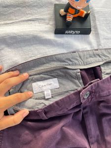 Burgundy Chino Pants