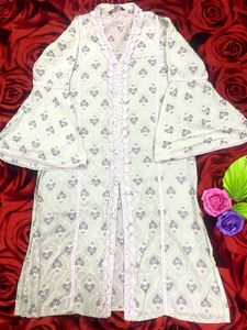 Mint Green Floral Print Set