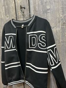 Japanese Street Style Bomber Jacket Black &amp; White