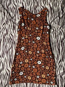 Retro Print Dress