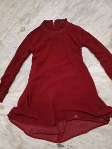 Elegant Maroon Kurta