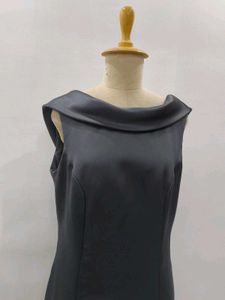 Elegant Gray Evening Gown