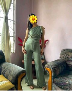 Two Piece Satin Set