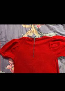 FOREVER 21 RED SEXY TOP