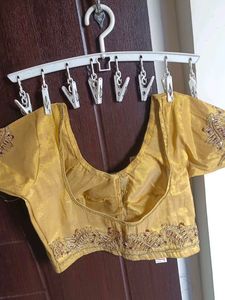 Golden Embroidered Blouse