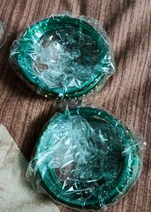Green Bangles - Set of 8