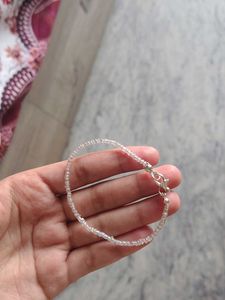 Minimal Iridescent Beaded Bracelet