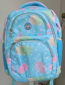 Pink Galaxy Backpack For Girls