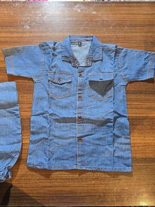 Cute Denim Shirt Size 1-6