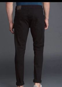 WROGN Men Black Slim Fit Mid-RiseCleanLookStretc