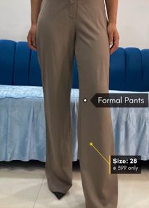 CROCODILE Pintresty Flared Brown Pants