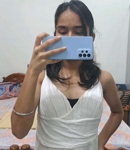 White Asymmetrical Hem Cami Top