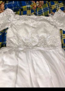 Elegant White Lace Maxi Dress