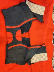 Elegant Red Embroidered Saree