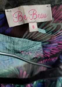 Floral Print mesh top 💐🖤